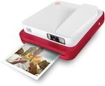 KODAK Smile Classic Sofortbilddigitalkamera + Bluetooth (Rot), 16MP, 35