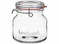 Luigi Bormioli Einmachglas 1,5 L Lock-EAT, hochwertiges Bügelglas mit...