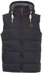 !Solid SDDry Weste Herren Weste Steppweste Outdoor Weste mit Kapuze Stehkragen