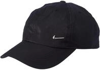 Nike Kinder Unisex Y NK H86 CAP SWOOSH M&uuml;tze, Schwarz (black/Metallic silver), One