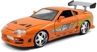 Jada Toys 253203005 Brian&rsquo;s 1995 Toyota Supra aus Fast & Furious, Tuning-Modell im