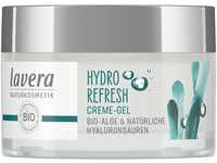 lavera Hydro Refresh Creme-Gel - mit Alge und Hyaluronsäure - spürbarer