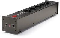 Dynavox HiFi-Netzfilter X2000, Mehrfach-Steckdose mit 5 Steckpl&auml;tzen, mit