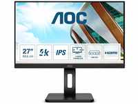 AOC U27P2 - 27 Zoll UHD Monitor, höhenverstellbar (3840x2160, 60 Hz, HDMI,