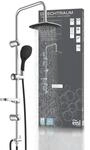 EISL Duschset DUSCHTRAUM Duschs&auml;ule mit Regendusche 200 x 200 mm und Handbrause,
