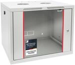 HMF 66409-07 Netzwerkschrank, Serverschrank 19 Zoll | 9 HE | 450 mm Tiefe | Voll