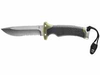 Gerber Outdoor/Survival-Messer mit Teilwellenschliff, Ultimate Survival Fixed,