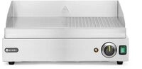 HENDI Grillplatte, Entnehmbare Festtschublade, Temperatur bis 300&deg;C regelbar, 1/2