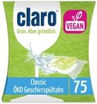 claro Classic &Ouml;ko Geschirrsp&uuml;l-Tabs - 75 Sp&uuml;lmaschinen-Tabs - phosphatfrei,