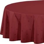 Erwin M&uuml;ller abwaschbare Tischdecke, Tischw&auml;sche Neuss im Rautendesign Burgund