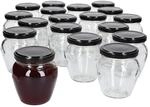MamboCat 20er Set Marmeladengl&auml;ser Orcio 212 ml I Vielseitige Twist Off...