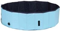 TRIXIE Hundepool, faltbar mit Ablassventil &ndash; 70 x 12 cm, Petrol/grau |...