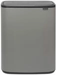 Brabantia 221460 Bo Touch Bin &ndash; 2 x 30 Liter Inneneimer (Mineralbeton grau)
