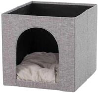 Trixie 44087 Kuschelh&ouml;hle Ella f&uuml;r Regal, 33 &times; 33 &times; 37 cm, grau, 1 St&uuml;ck...