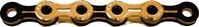 Fahrrad Kette, KMC Fahrradkette, X11SL Ti-N Gold/Black, 1/2" x 11/128", 118 Glieder,