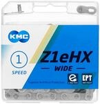 Fahrrad Kette, KMC Fahrradkette, Z1 eHX WIDE EPT, 1/2 x 1/8, 122 Glieder,...