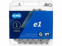 KMC Unisex – Erwachsene e1 EPT E-Bike 1-Fach Kette 1/2" x3/32, 110 Glieder, Silber