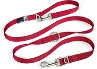 Adjustable Leash Nylon Red M