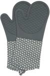 Topfhandschuhe Silikon Grau