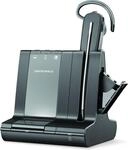 Plantronics DECT-Mono-Headset 'Savi W8245' konvertibel, mit Basisstation,