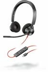 Plantronics &ndash; Blackwire 3320 USB-C (Poly) &ndash; kabelgebundenes Zwei-Ohr Headset