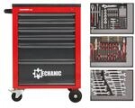 GEDORE red R21560004 Werkzeugsatz im Werkstattwagen MECHANIC 129-teilig