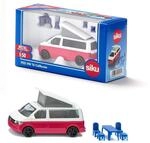 Siku 1922, VW T6 California Camping-Bulli, 1:50, Metall/Kunststoff, Rot/Wei&szlig;,