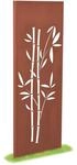 prima terra Deko- und Sichtschutzelement Edelrost Bambus H=158cm B=60cm