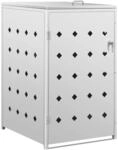 vidaXL M&uuml;lltonnenbox f&uuml;r 1 Tonne M&uuml;lltonnenverkleidung M&uuml;llbox M&uuml;lltonne