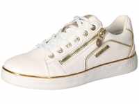 MUSTANG Damen 1300-303-111 Sneaker, Weiß (Weiß/Gold 111), 39 EU