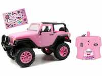 Dickie Toys 251106003 RC Jeep Wrangler, RC SUV Girlmazing, Ferngesteuertes Auto, RC