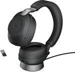 Jabra Evolve2 85 Wireless PC Headset mit Ladestation &ndash; Noise Cancelling Microsoft
