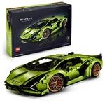 LEGO Technic Lamborghini Si&aacute;n FKP 37 Rennauto, Modellbausatz f&uuml;r Erwachsene,
