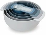 Joseph Joseph Nest 9 Plus 9-Pi&egrave;ces, set embo&icirc;table avec bol de m&eacute;lange grand et