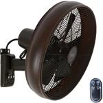 LUCCI AIR Wandventilator Breeze, Oszillierender Kopf, 3 Geschwindigkeiten plus Timer,
