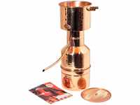 Copper Garden Kupfer Destille Leonardo 2 Liter I Kleindestille nach Dr. Helge