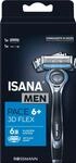 Isana MEN Rasierer PACE 6 Klingen System
