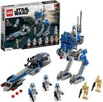 LEGO 75280 Star Wars Clone Troopers der 501. Legion, Bauset mit Kampfdroiden und