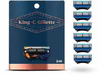 King C. Gillette Rasierklingen für Rasierer Herren mit Trimmerklinge für