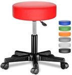 Casaria&reg; Rollhocker H&ouml;henverstellbar 10 cm Polsterung 46-60 cm Sitzh&ouml;he 360&deg;