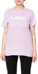 hummel Damen Hmlgo Cotton Logo T-shirt Woman S/S T Shirt, Mauve, S EU