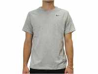 Nike Herren Dri-Fit T-Shirt, Dark Grey Heather/Black, XL