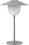 blomus Mobile LED-Tischleuchte -ANI LAMP- | Akku Tischlampe aus Aluminium | Farbe