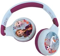 Lexibook - Disney Die Eisk&ouml;nigin - 2-in-1-Bluetooth-Kopfh&ouml;rer f&uuml;r Kinder, Stereo