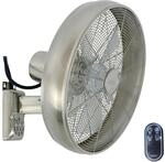 LUCCI AIR 213126EU Breeze Wandventilator mit Fernbedienung, Stahl