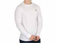 Levi's Herren Long-Sleeve Original Housemark Tee T-Shirt, Cotton + Patch White, L