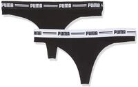 PUMA Damen Iconic String 2P Packed Unterw&auml;sche, Black, XS