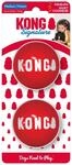 KONG Signature Ball f&uuml;r Hunde - Robustes Apportierspielzeug - 2er-Pack - Medium