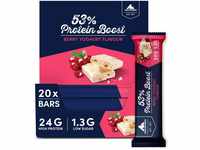 Multipower 53% Protein Boost – 20 x 45 g Protein Riegel Berry Yoghurt mit 53%