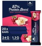 Multipower 53% Protein Boost &ndash; 20 x 45 g Protein Riegel Berry Yoghurt mit 53%